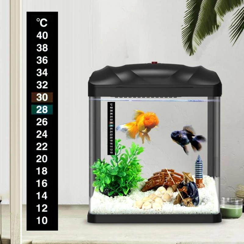 Termometro Acquario,Adesivi con Termometro per Acquari,Termometro Adesivo per  Acquario Digitale Acquario Termometro Adesivo Termometro Adesivo LCD  Striscia termometro per Fermentazione,Acquario,5PCS : : Prodotti  per animali domestici